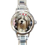 the Pirate Round Italian Charm Watch