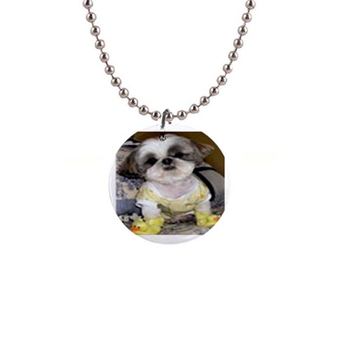 So Ducky 1  Button Necklace from UrbanLoad.com Front