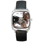 Stud Square Metal Watch