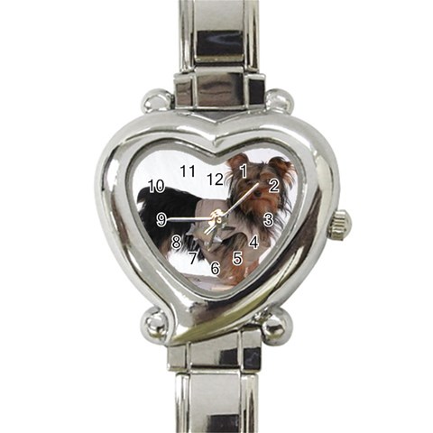 Stud Heart Italian Charm Watch from UrbanLoad.com Front