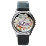 50th B Day Round Metal Watch