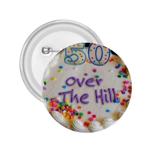 50th B Day 2.25  Button from UrbanLoad.com Front