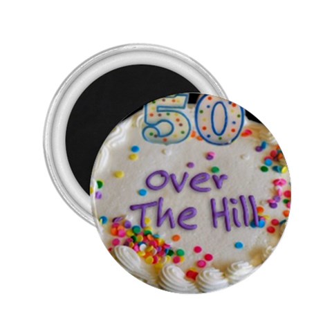 50th B Day 2.25  Magnet from UrbanLoad.com Front