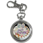 50th B Day Key Chain Watch