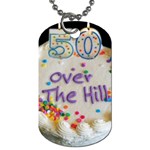 50th B Day Dog Tag (One Side)