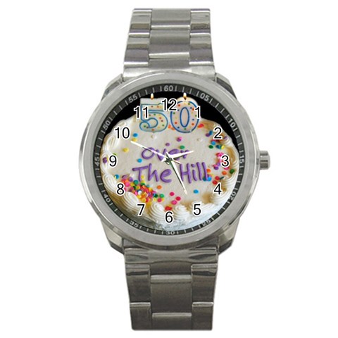 50th B Day Sport Metal Watch from UrbanLoad.com Front