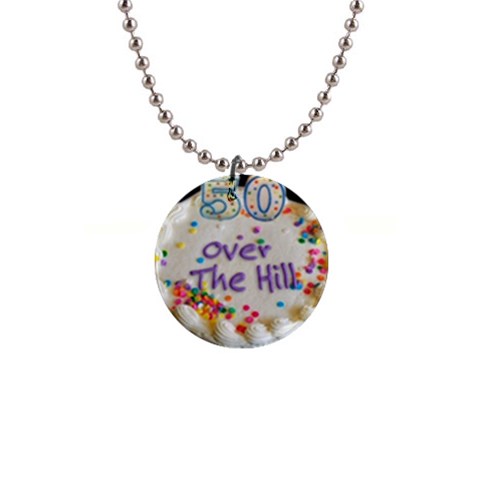 50th B Day 1  Button Necklace from UrbanLoad.com Front