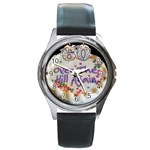 60th B Day Round Metal Watch