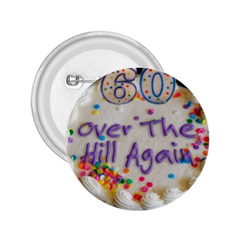 60th B Day 2.25  Button from UrbanLoad.com Front