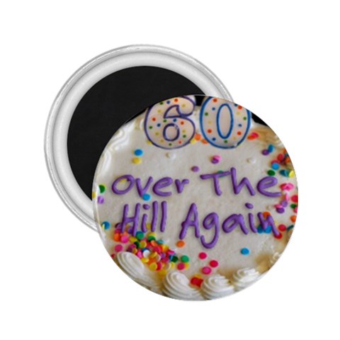 60th B Day 2.25  Magnet from UrbanLoad.com Front