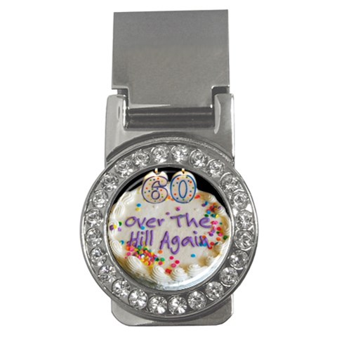 60th B Day Money Clip (CZ) from UrbanLoad.com Front