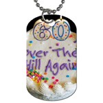 60th B Day Dog Tag (One Side)