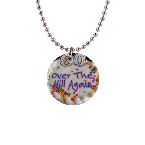 60th B Day 1  Button Necklace from UrbanLoad.com Front