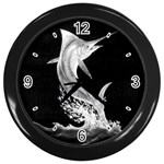 Marlin Sportfishing D21 Wall Clock (Black)