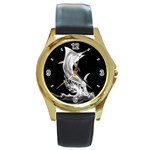 Marlin Sportfishing D21 Round Gold Metal Watch