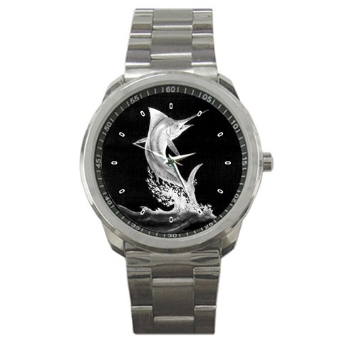 Marlin Sportfishing D21 Sport Metal Watch from UrbanLoad.com Front