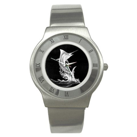 Marlin Sportfishing D21 Stainless Steel Watch from UrbanLoad.com Front