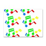 Music Notes Sticker A4 (10 pack)