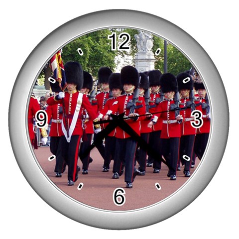 Changing of the Guard Wall Clock (Silver) from UrbanLoad.com Front
