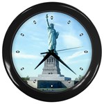Statue of Liberty Wall Clock (Black)