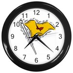 State Flag New Mexico Wall Clock (Black)