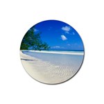 Paradise Beach Rubber Round Coaster (4 pack)