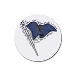 State Flag Oregon Rubber Round Coaster (4 pack)