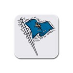 State Flag Oklahoma Rubber Square Coaster (4 pack)