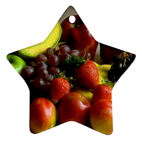 Fresh Fruit Ornament (Star) from UrbanLoad.com Front