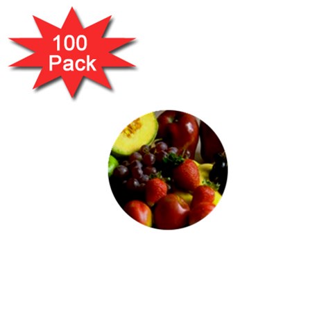 Fresh Fruit 1  Mini Button (100 pack)  from UrbanLoad.com Front