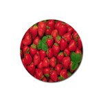 Strawberries  Magnet 3  (Round)