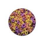 Fruit Loops Rubber Coaster (Round)