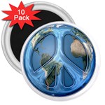 Peace On Earth 3  Magnet (10 pack)