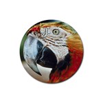 Parrot Bird D9 Rubber Round Coaster (4 pack)