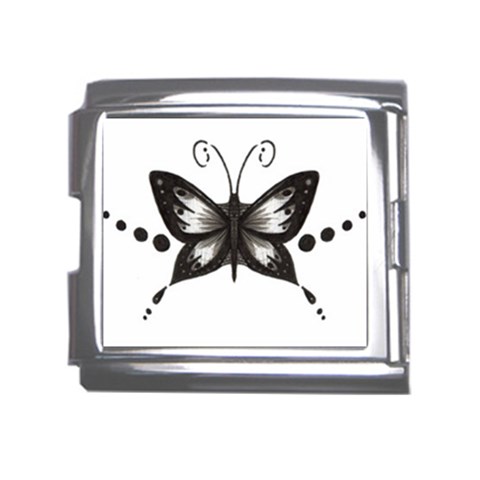 Butterfly Mega Link Italian Charm (18mm) from UrbanLoad.com Front