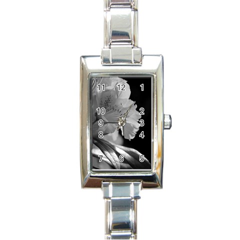 Classic beauty Rectangular Italian Charm Watch from UrbanLoad.com Front