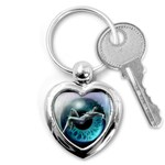 Blue Eyes Key Chain (Heart)