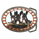 Three donks Belt Buckle