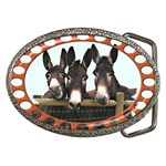 Three donks Belt Buckle