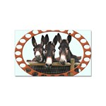 Three donks Sticker (Rectangular)