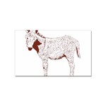 Donkey foal Sticker Rectangular (10 pack)
