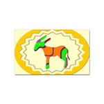 Funky Donkey Sticker (Rectangular)