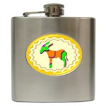 Funky Donkey Hip Flask (6 oz)