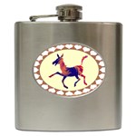 Funny Donkey Hip Flask (6 oz)