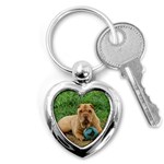 dog39 Key Chain (Heart)