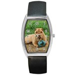 dog39 Barrel Style Metal Watch