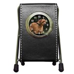 dog34 Pen Holder Desk Clock