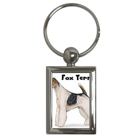 dog30 Key Chain (Rectangle) from UrbanLoad.com Front