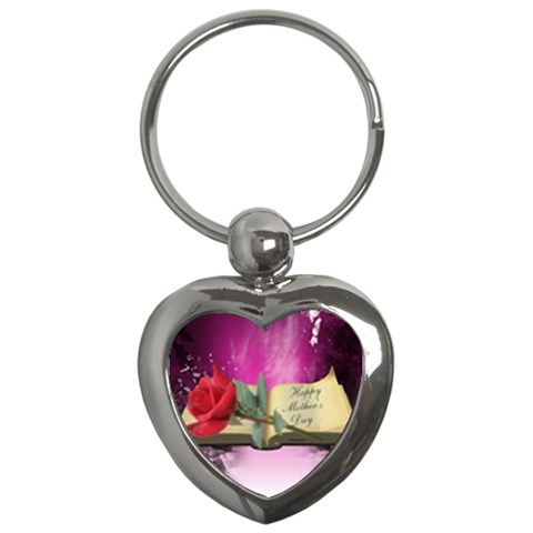 Mother s Day Book Key Chain (Heart) from UrbanLoad.com Front