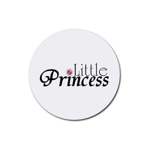 little Princess Rubber Coaster (Round) from UrbanLoad.com Front